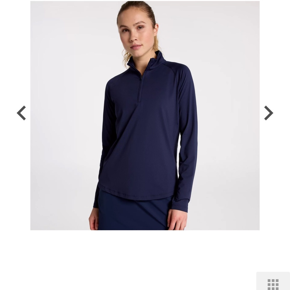 Women's Navy Long Sleeve Top